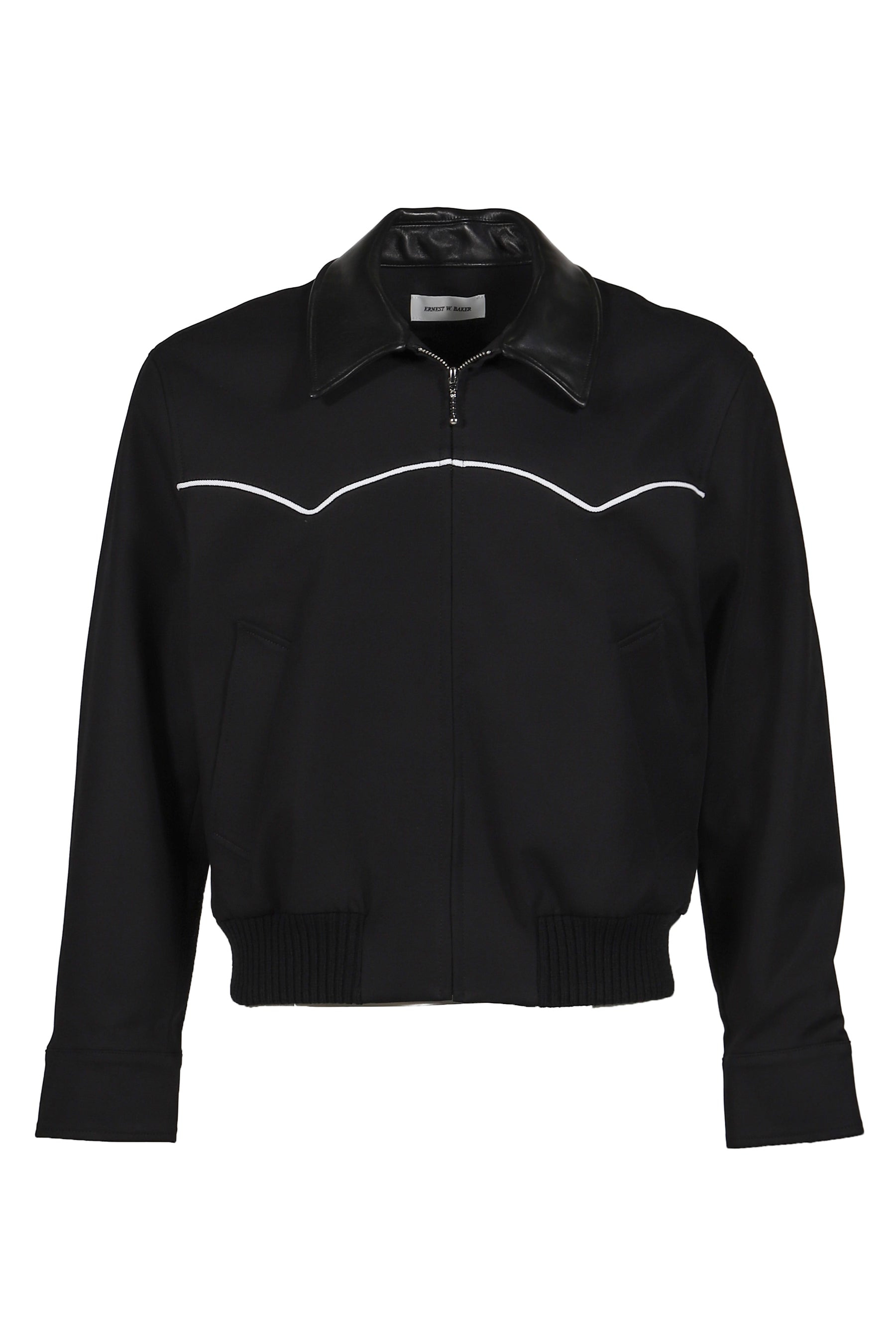 WESTERN HARRINGTON JACKET / BLK - 1