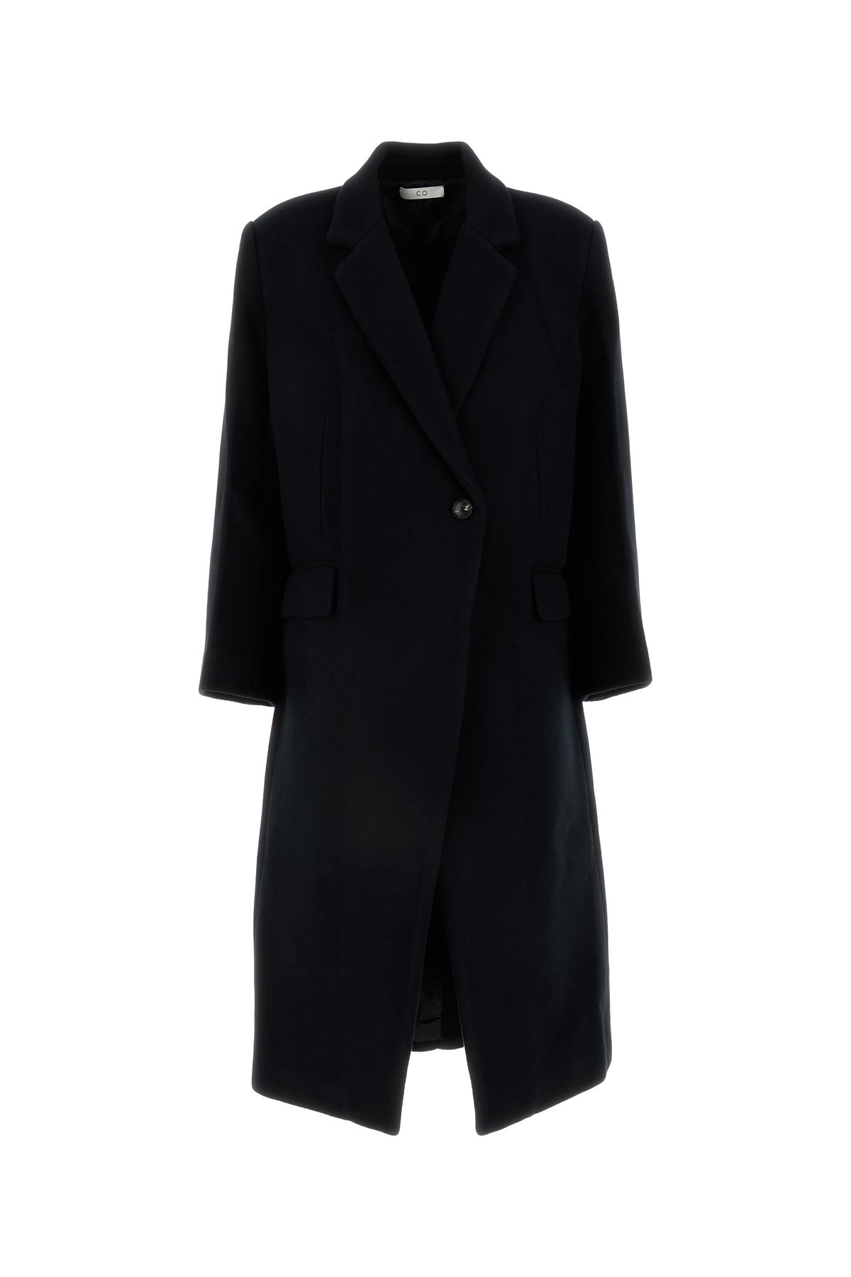Black wool coat - 1