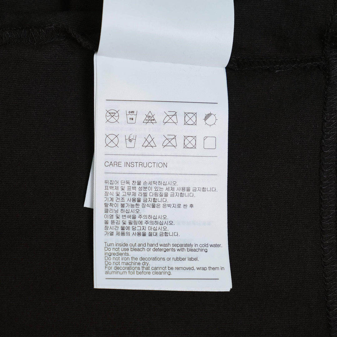 Black Womens Crayon Logo T-Shirt - 3