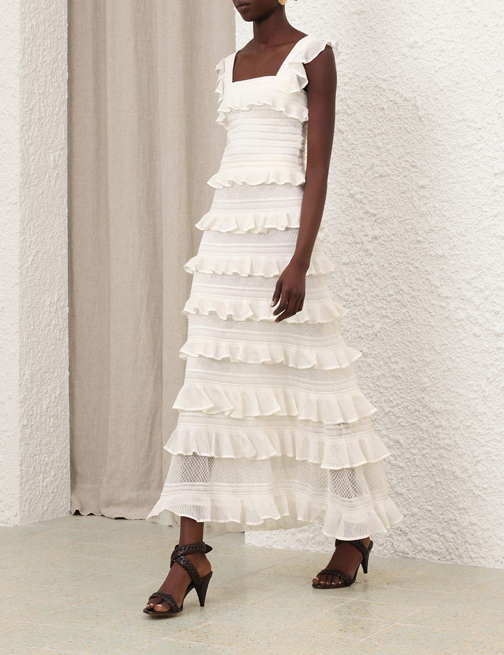 HYPNOTIC LACE FRILL SKIRT - 3