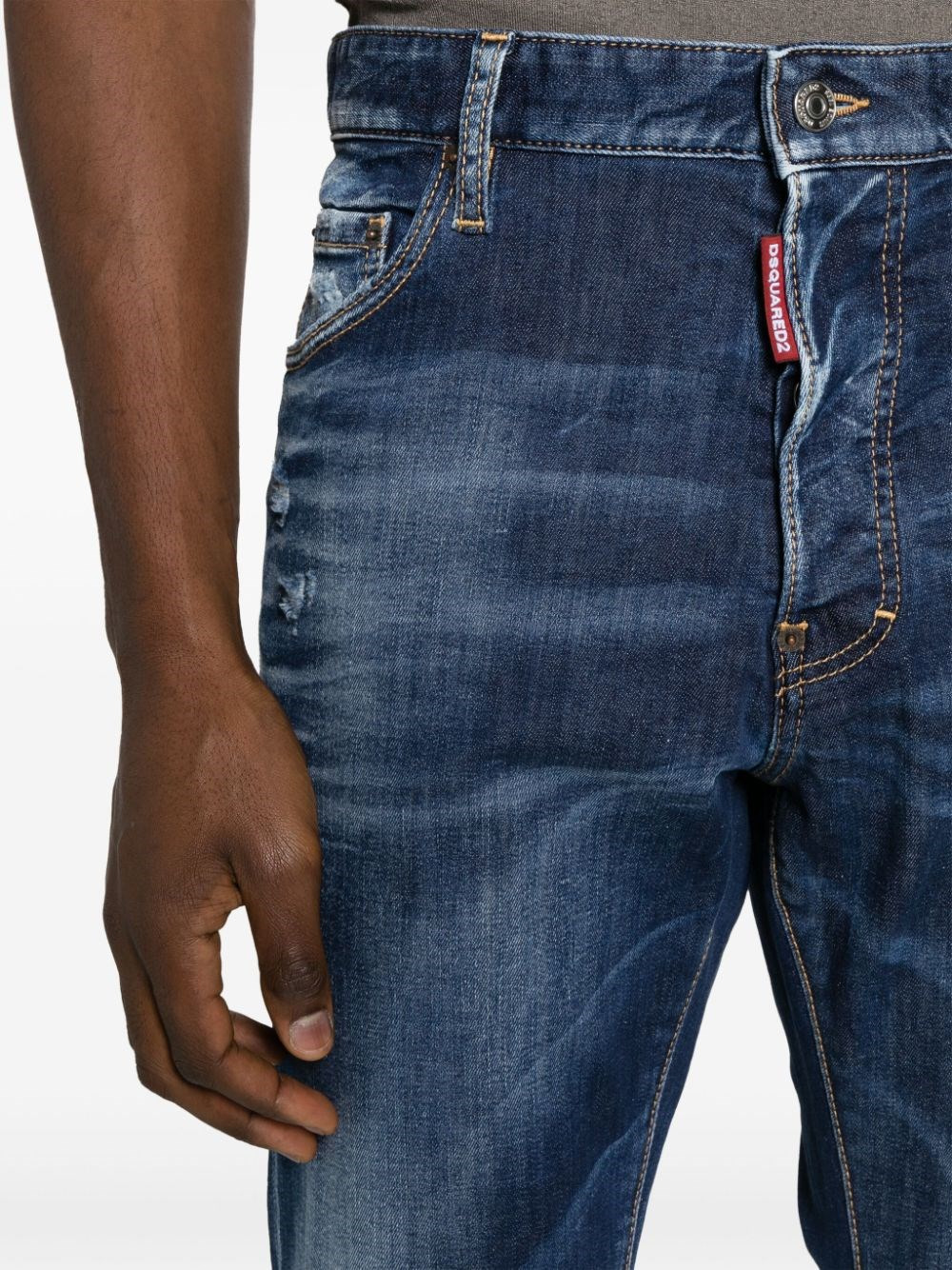 Cool Guy Distressed Skinny Jeans - 3