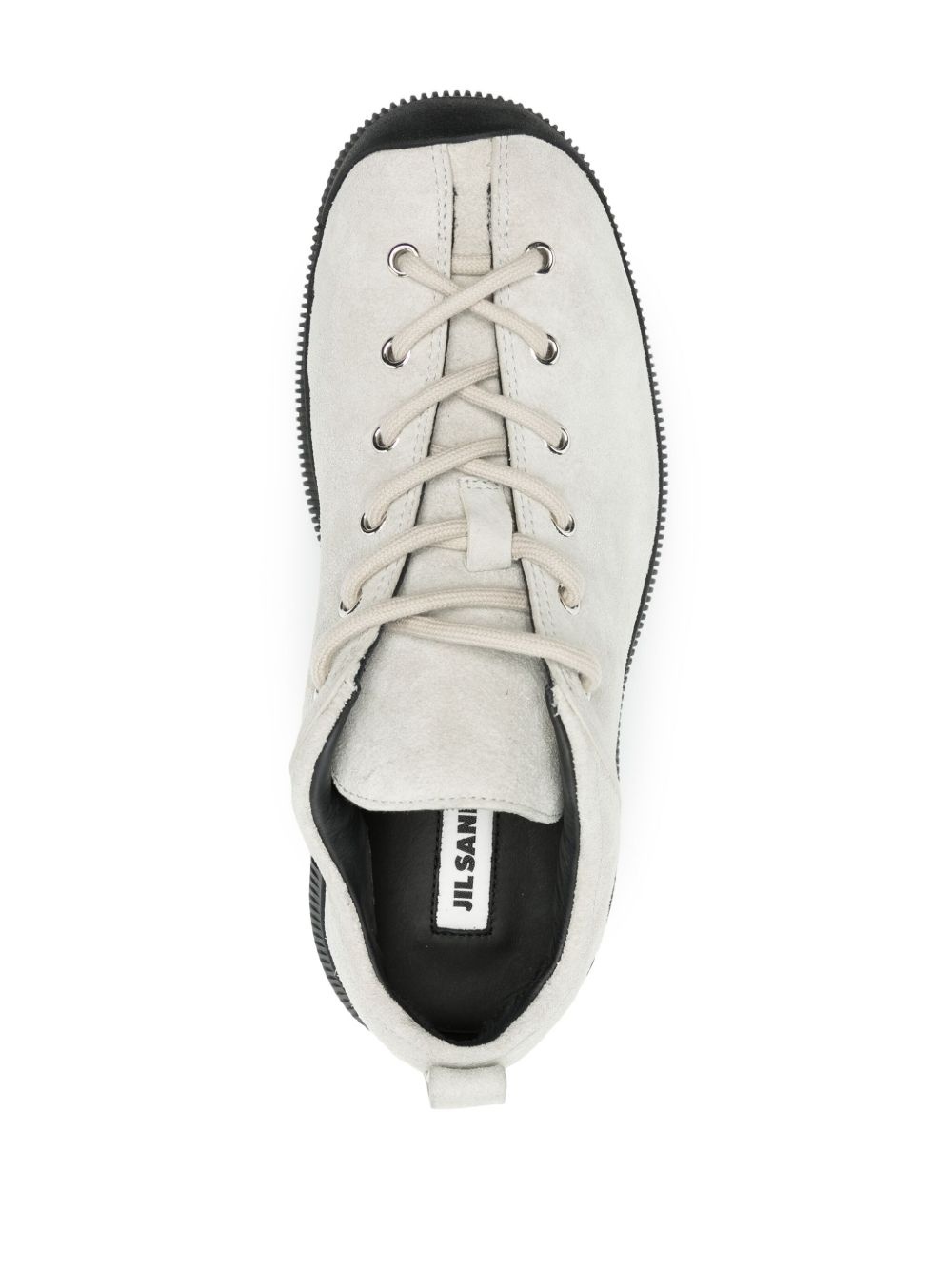 platform suede sneakers - 4