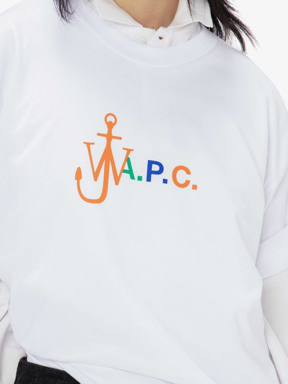 A.P.C. X JW ANDERSON - ANCHOR TEE - CLASSIC FIT T-SHIRT - 7