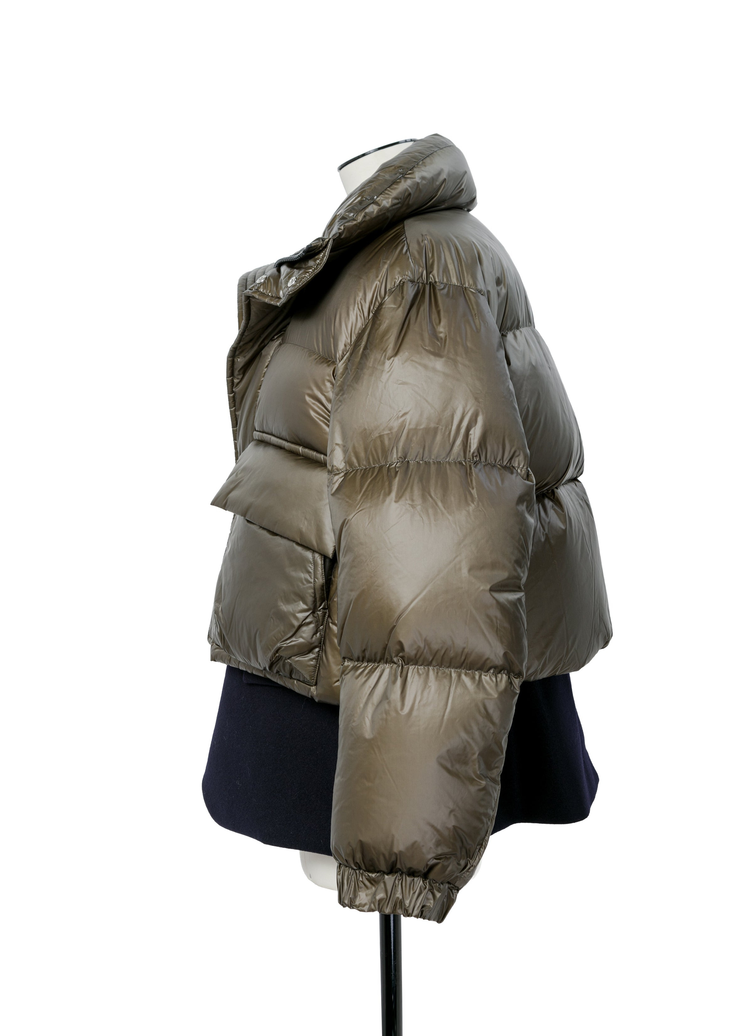 Wool Melton x Puffer Blouson - 4