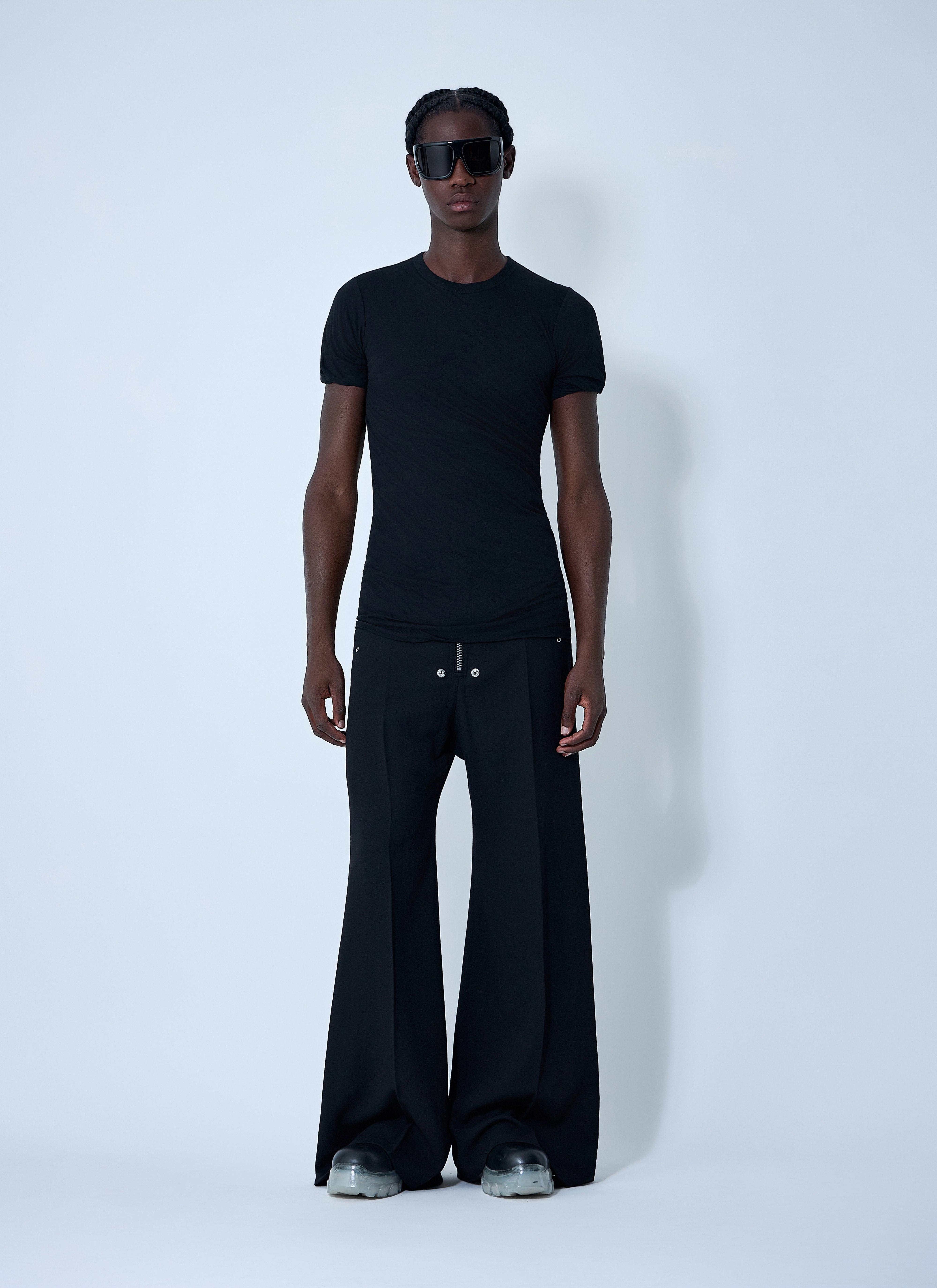 Rick Owens Men Cotton Short Sleeve T-Shirt - 2