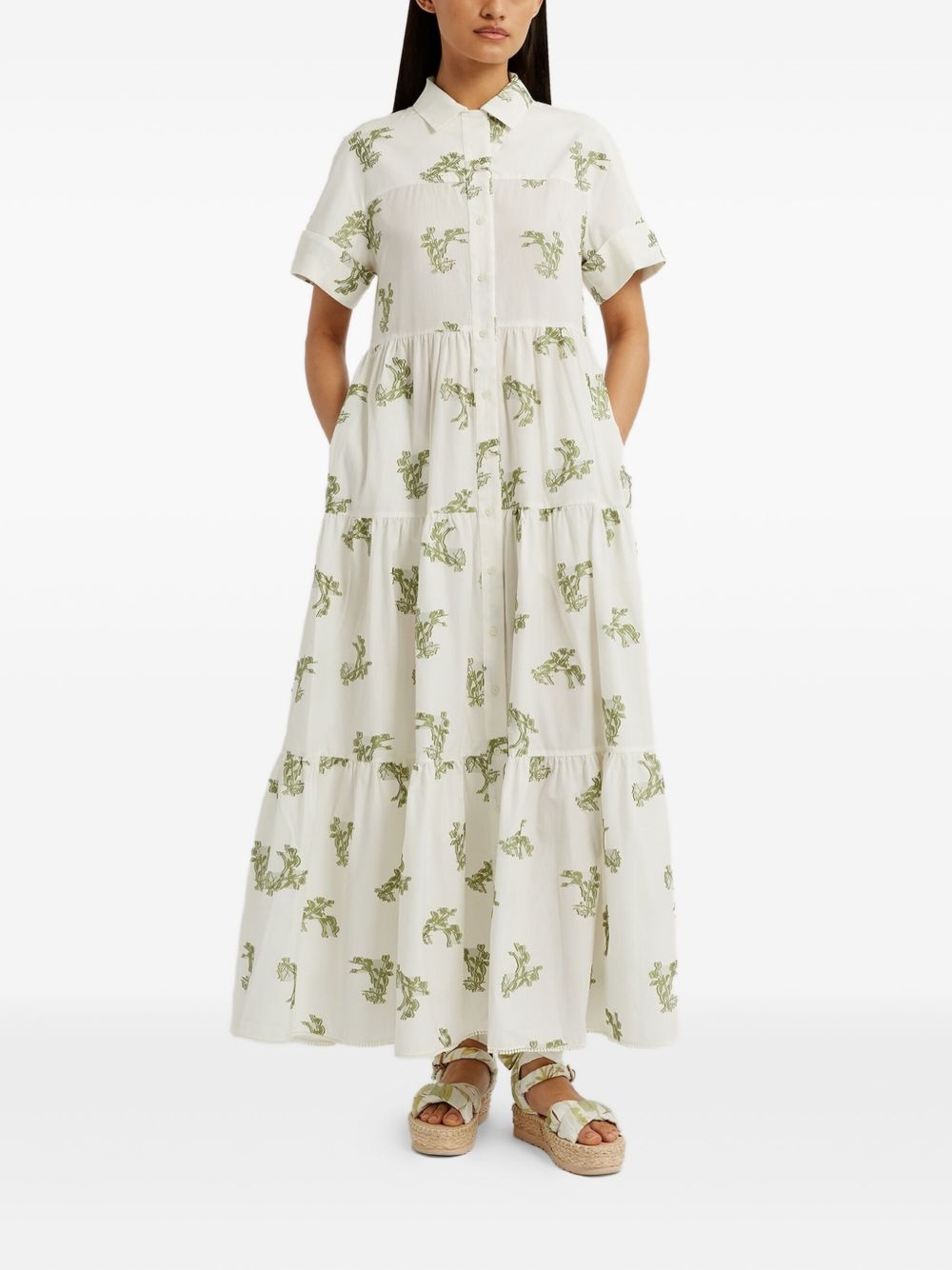 short-sleeve shirt dress - 3