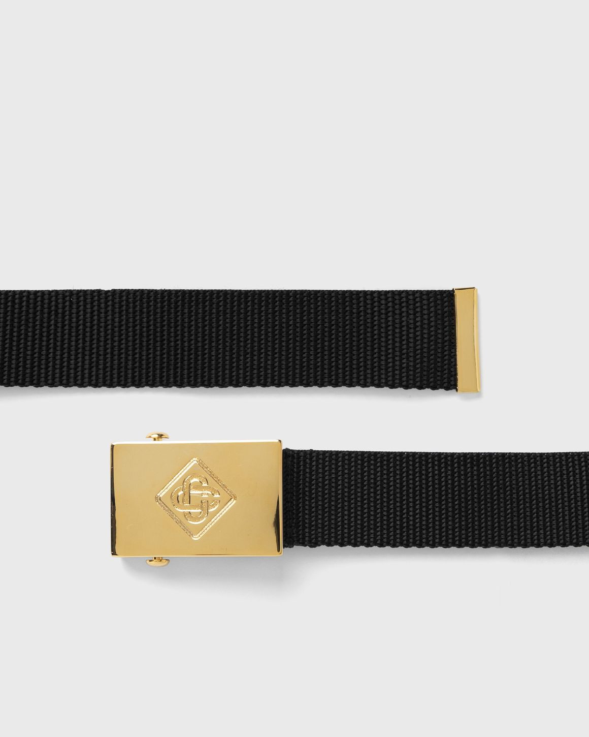 DIAMOND LOGO SLIDE BUCKLE WEBBING BELT - 2