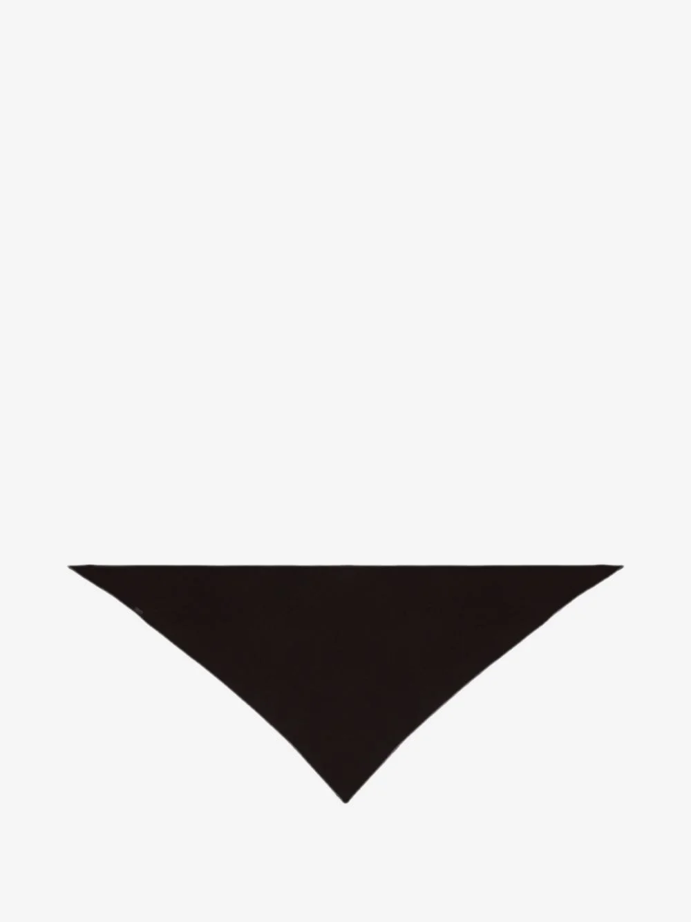 fine-knit triangular scarf - 1