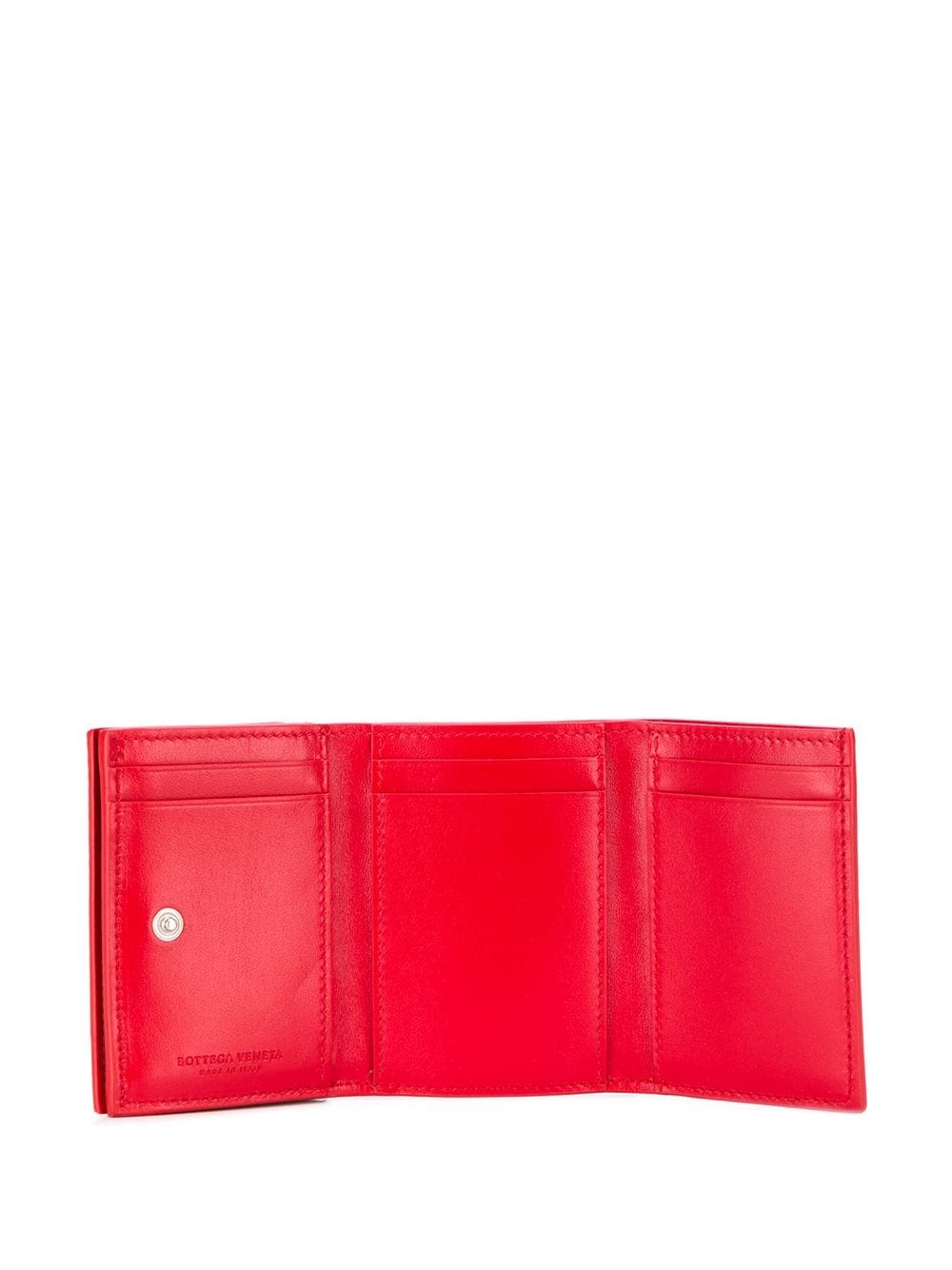 Intrecciato weave tri-fold wallet - 3