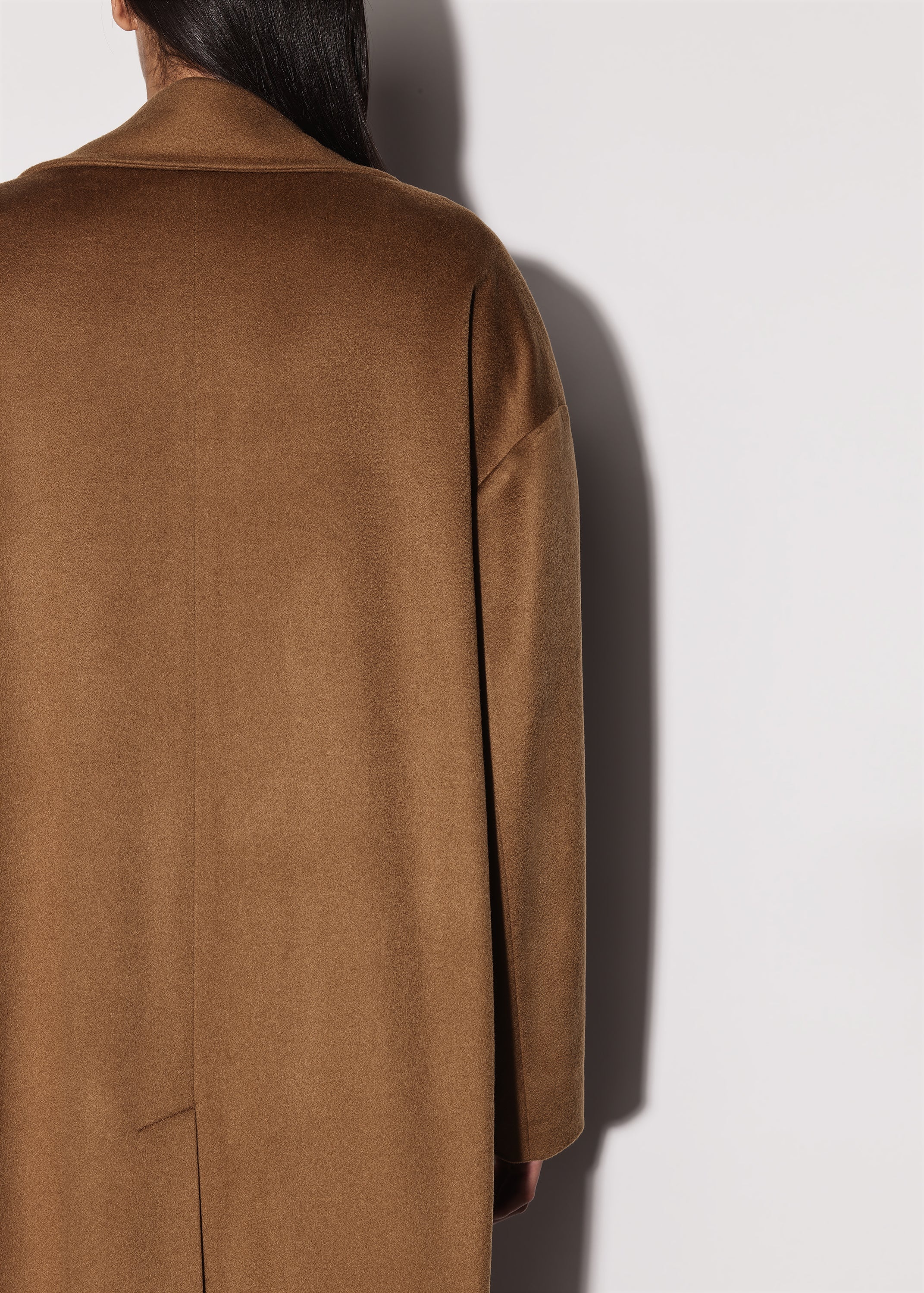 CASHMERE SINGLE BREASTED COAT - 5