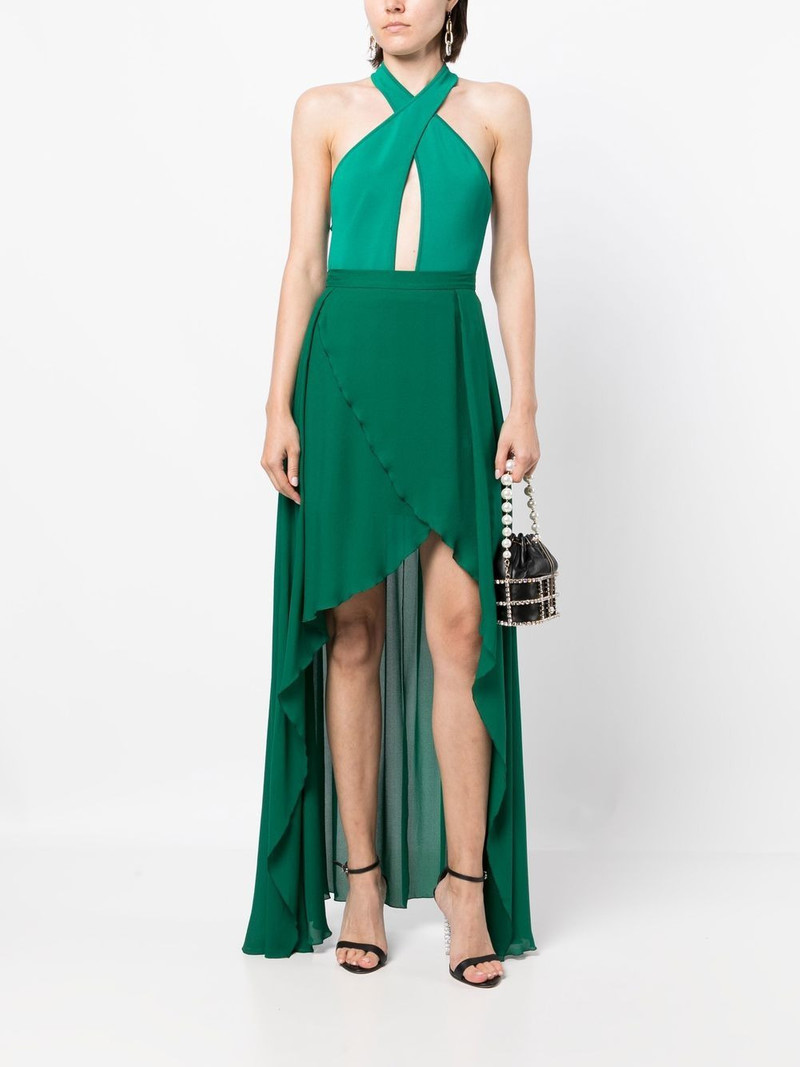ELIE SAAB halter keyhole body suit outlook