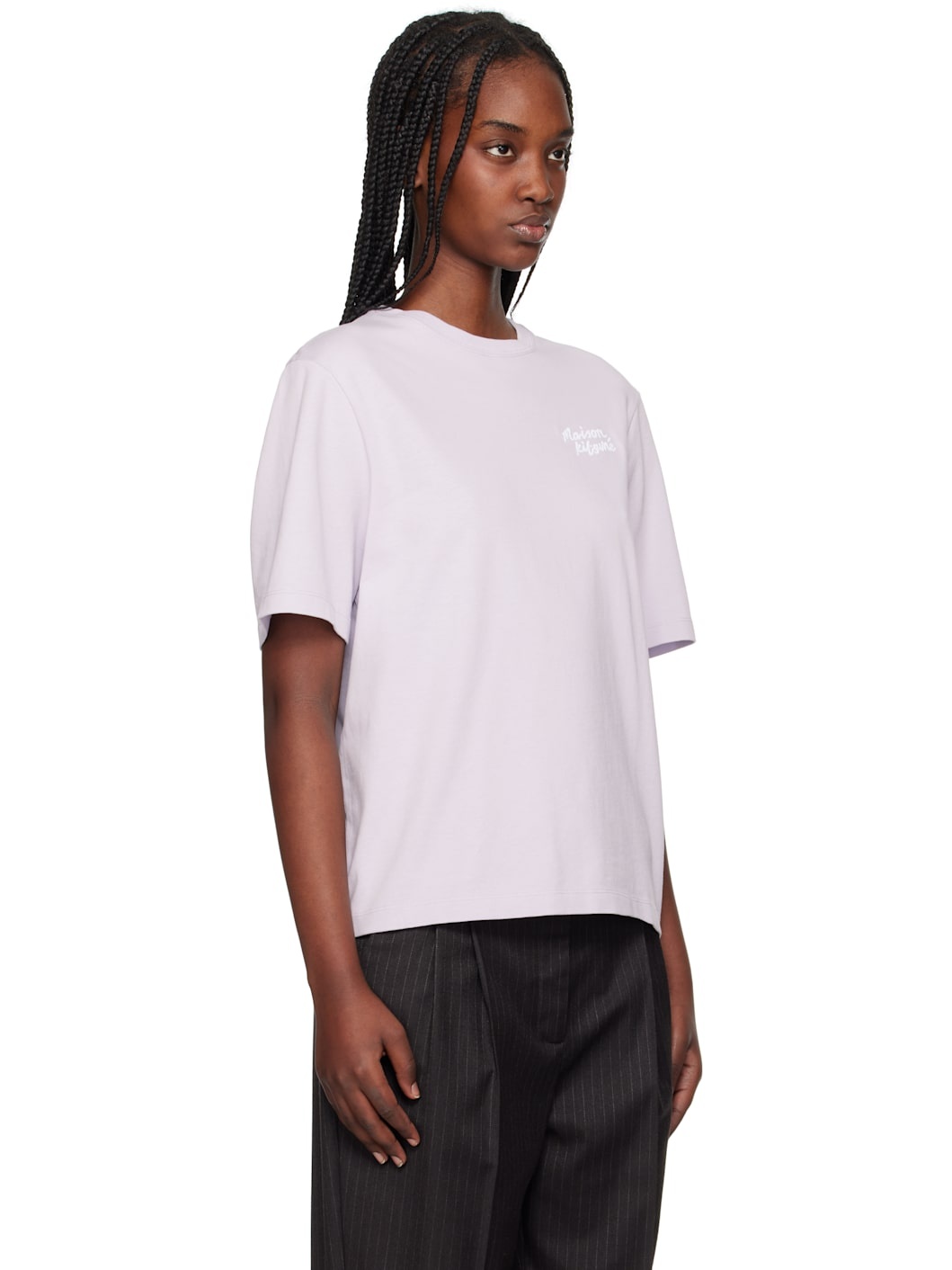 Purple '' Handwriting Comfort T-shirt - 2