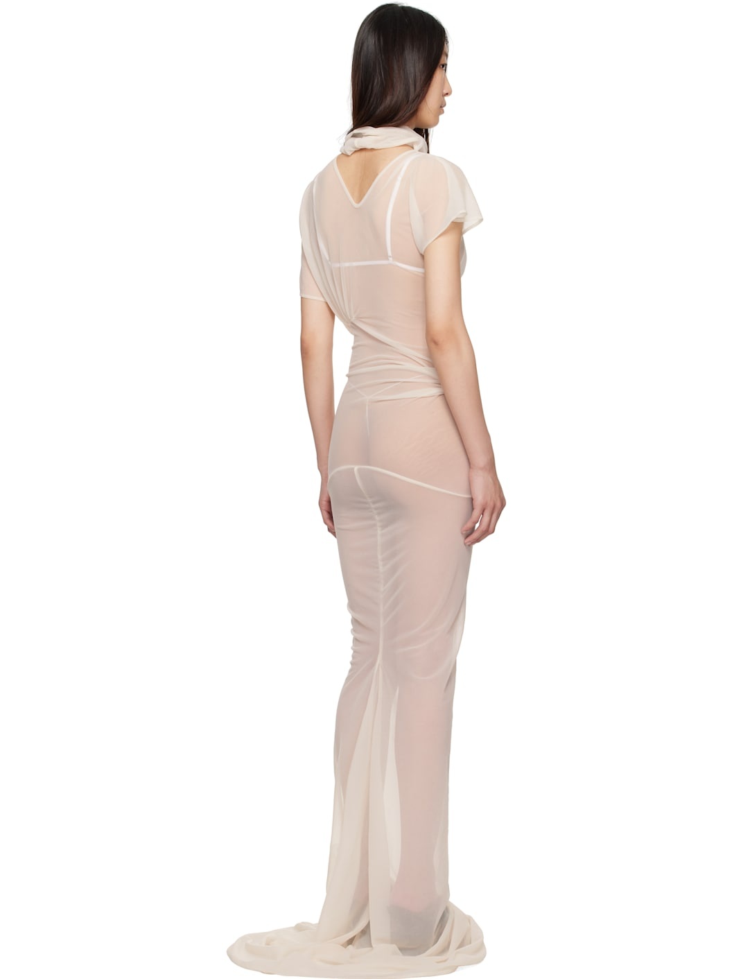 White Hollywood Lilith Maxi Dress - 3