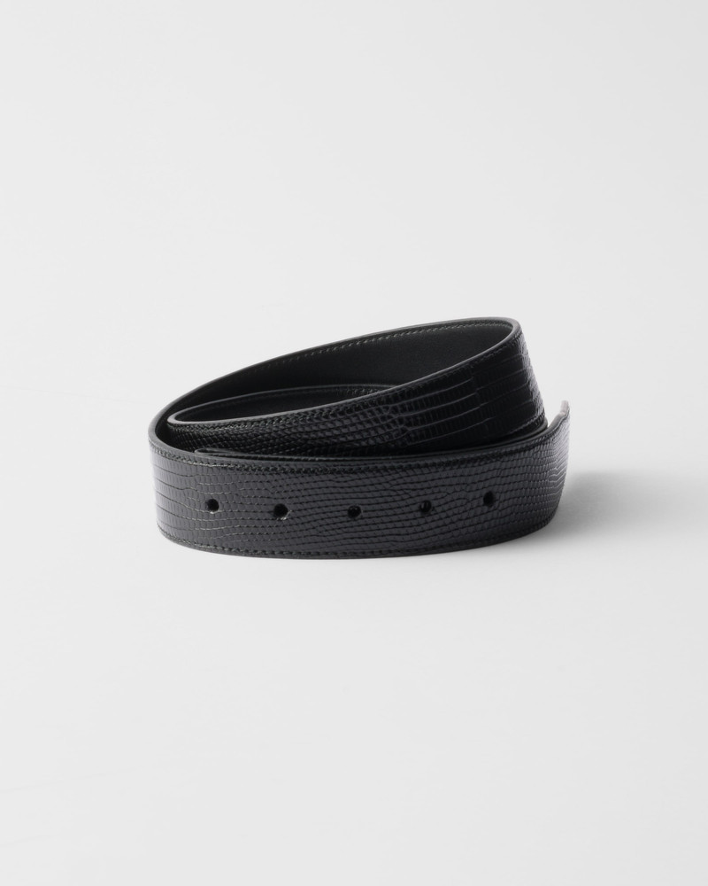 Lizard skin belt strap 1