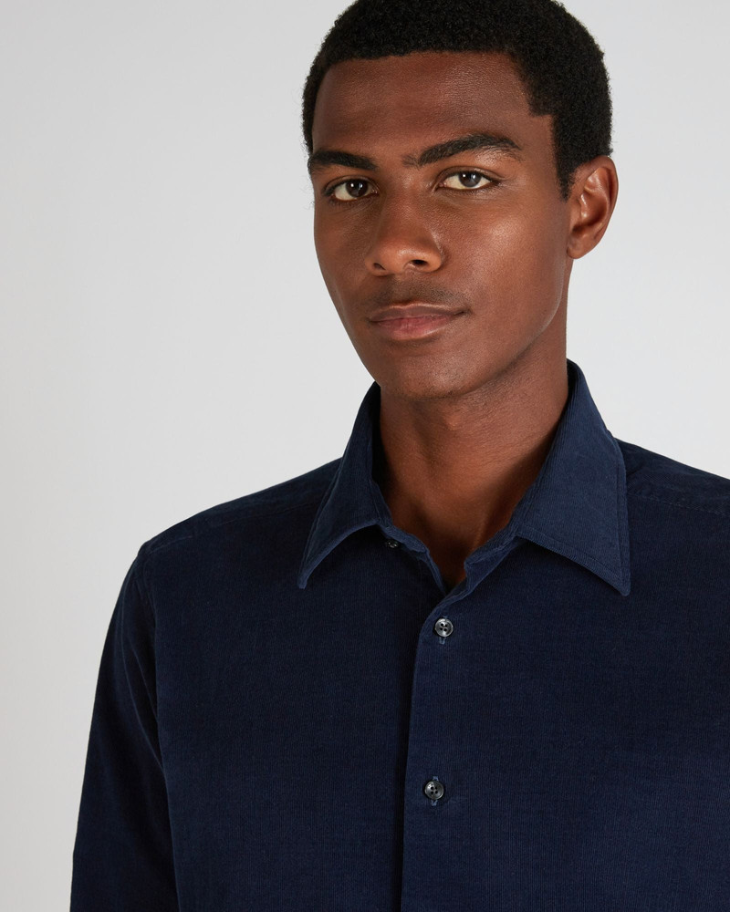 Regular fit corduroy shirt 4
