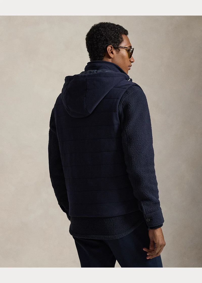 Quilted Jersey Hooded Vest 4