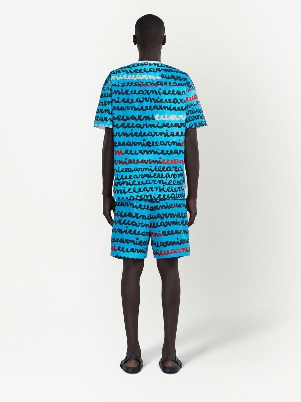 HANDWRITING-PRINT SHORTS - 3