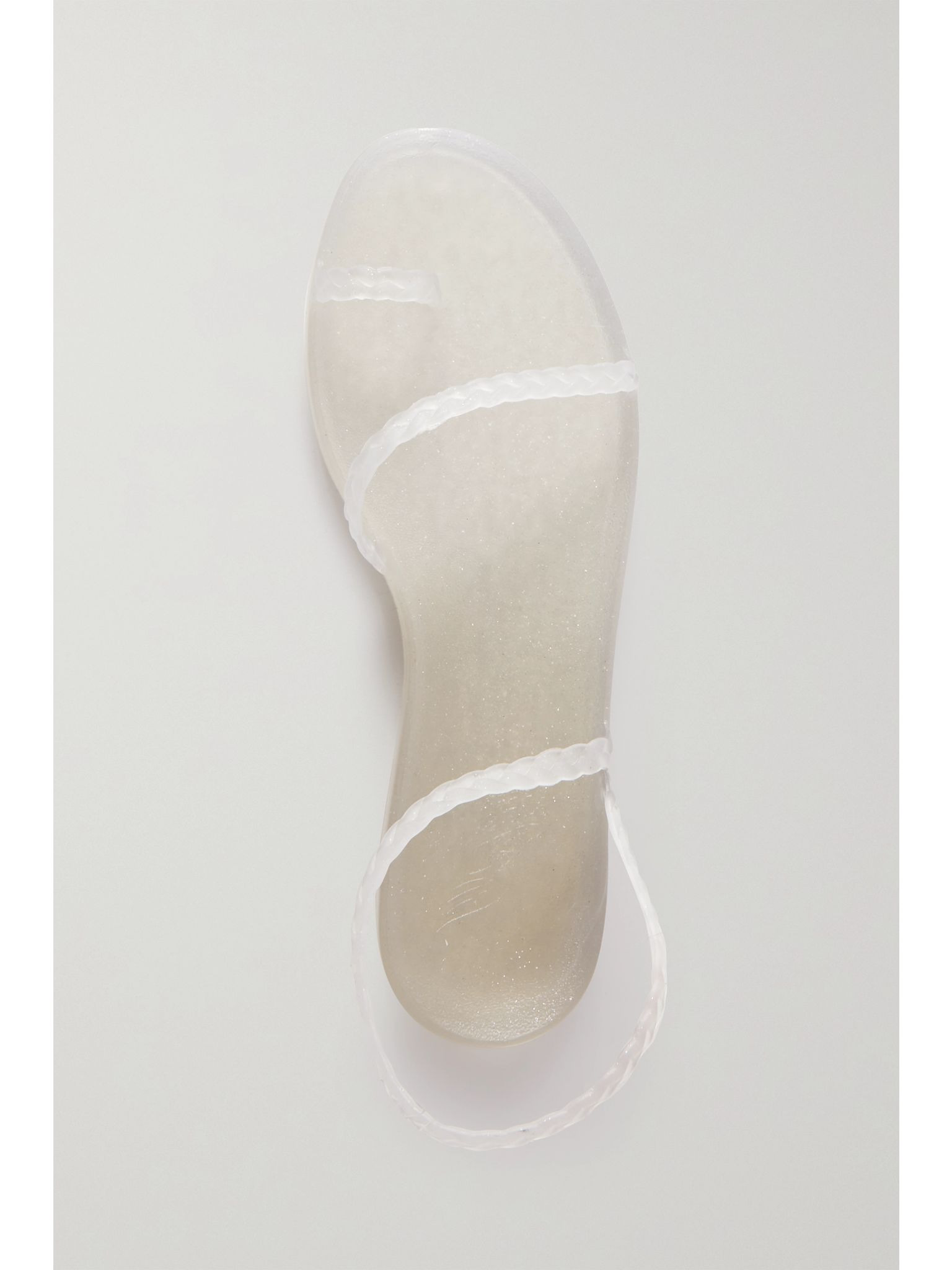 Eleftheria braided rubber sandals Clear - 5
