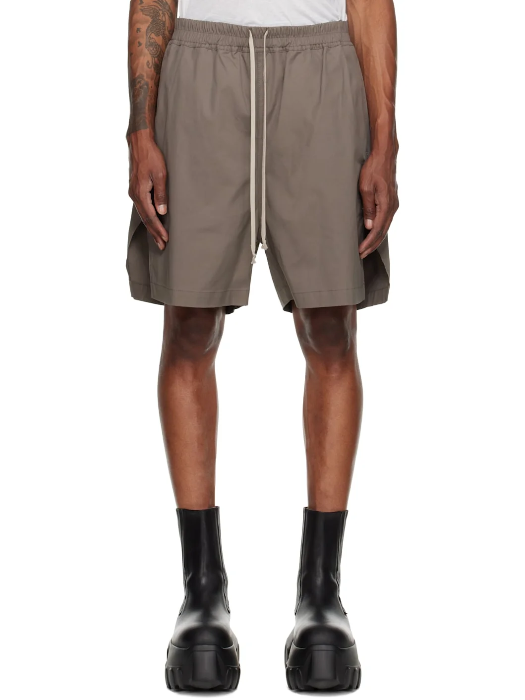 Gray Tower Boxers Shorts - 1