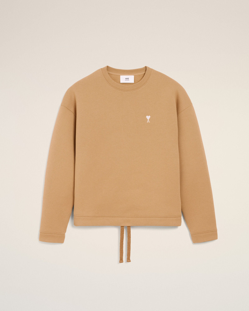 BROWN COTTON AMI DE COEUR SWEATSHIRT 1