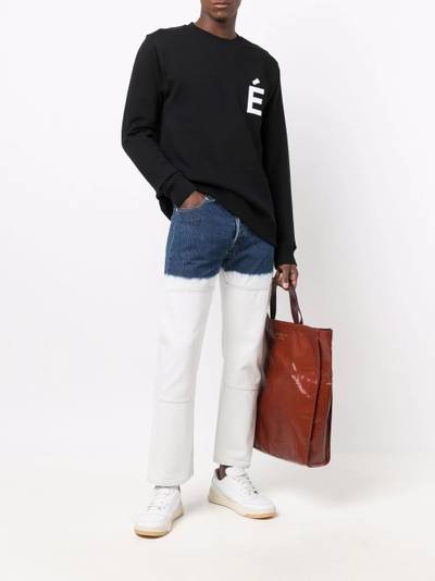 Étude Story logo-patch sweatshirt outlook