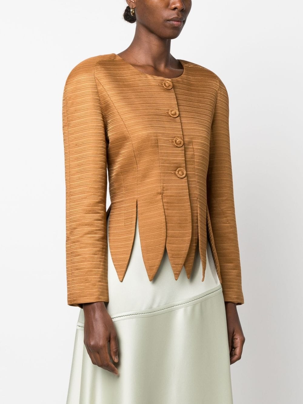 Wade ribbed satin jacket - 3