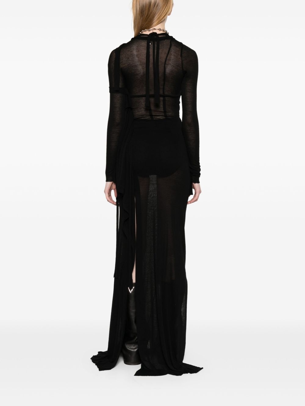 Deconstructed maxi dress - 4