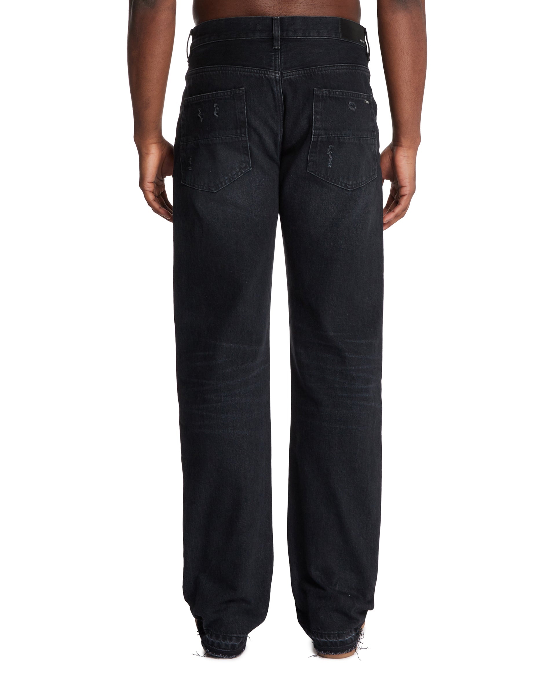 Black Straight-Leg Jeans - 3