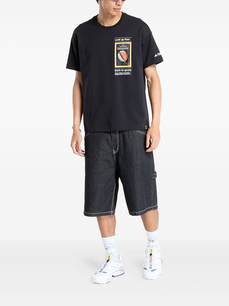adidas graphic-print T-shirt outlook