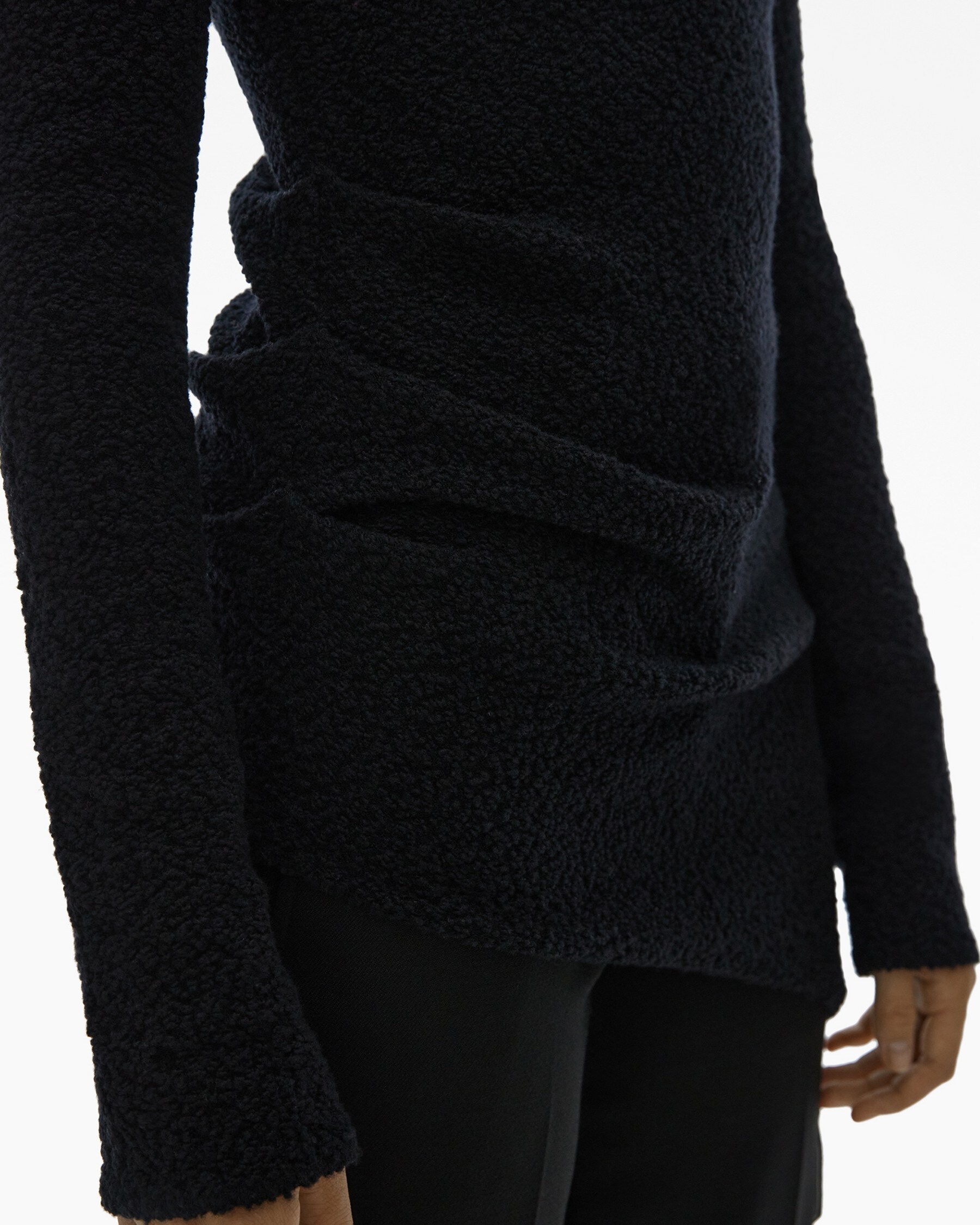 ASYMMETRICAL TURTLENECK SWEATER - 6