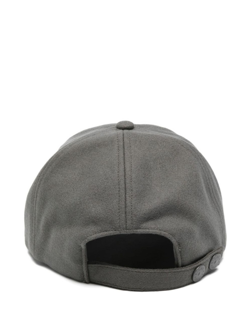 Stone Island logo-plaque cap hat outlook