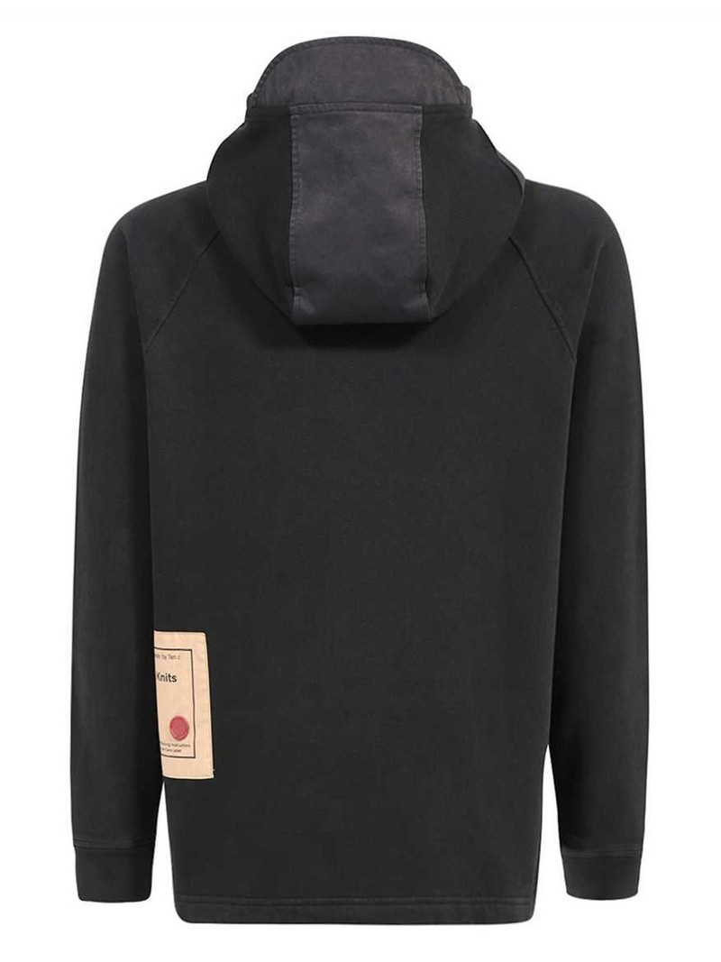 Ten C cotton hoodie outlook