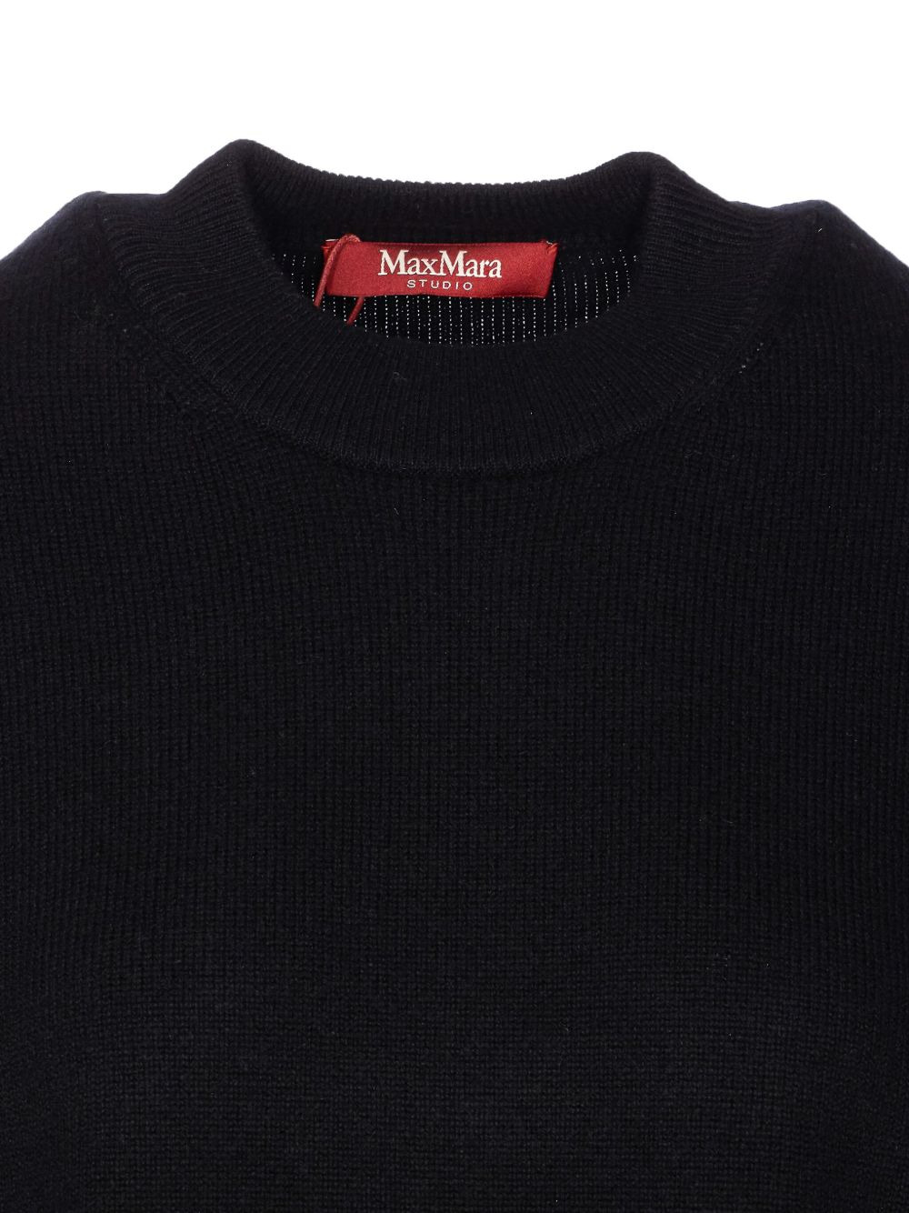 crew-neck side-split sweater - 4