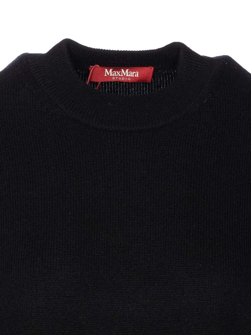 crew-neck side-split sweater 4