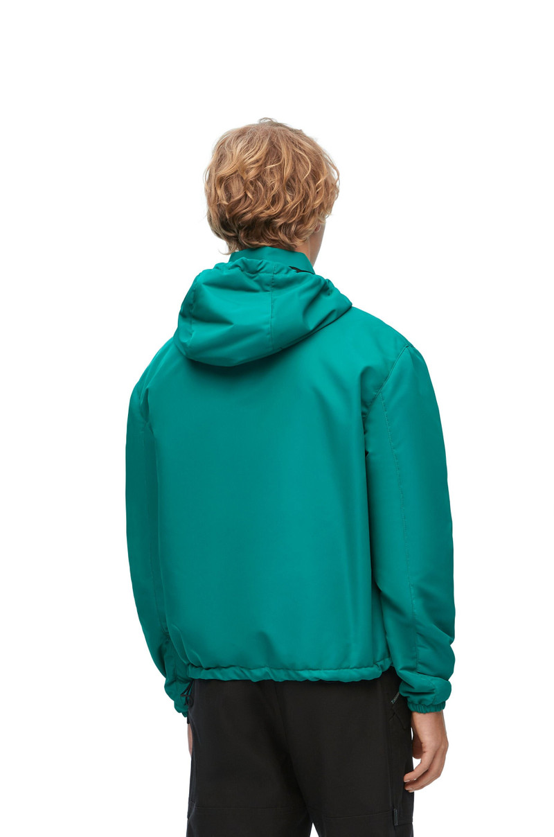 Hooded padded jacket in nylon 4