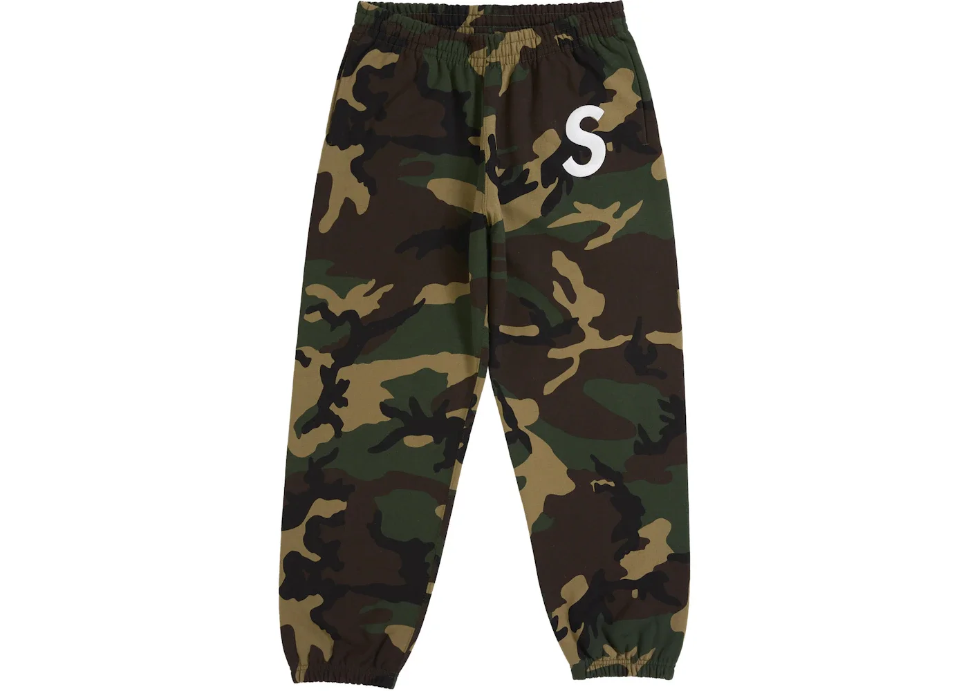 Supreme S Logo Sweatpant (FW25) Woodland Camo - 1