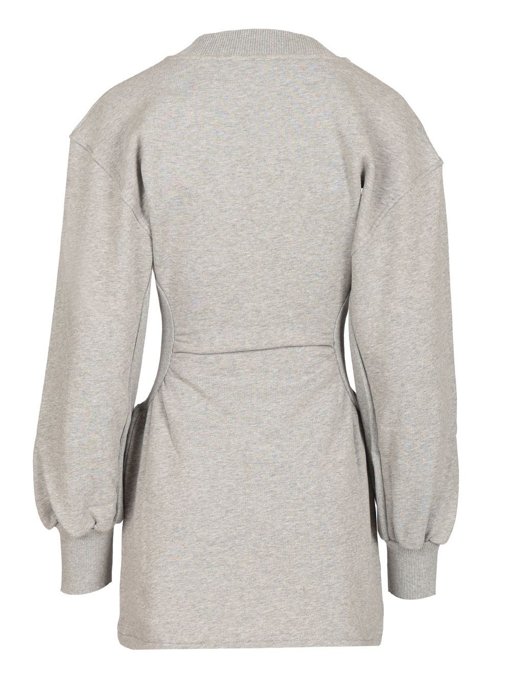 American Fleece Mini Dress Dresses Grey - 2