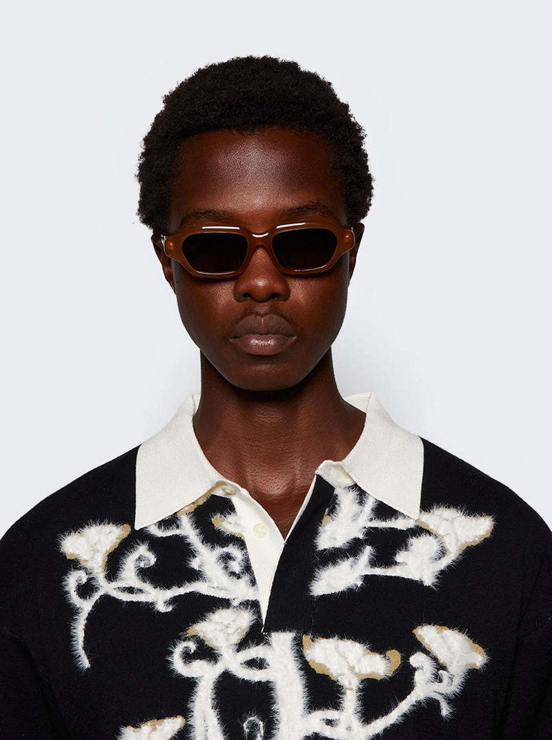 Loewe Slim Sunglasses Dark Brown And Brown outlook