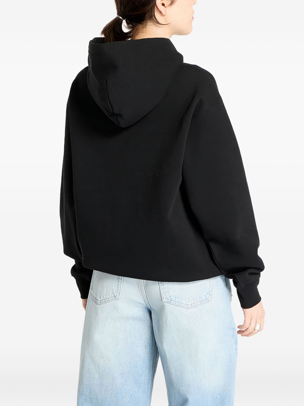 logo-embroidered hoodie - 7