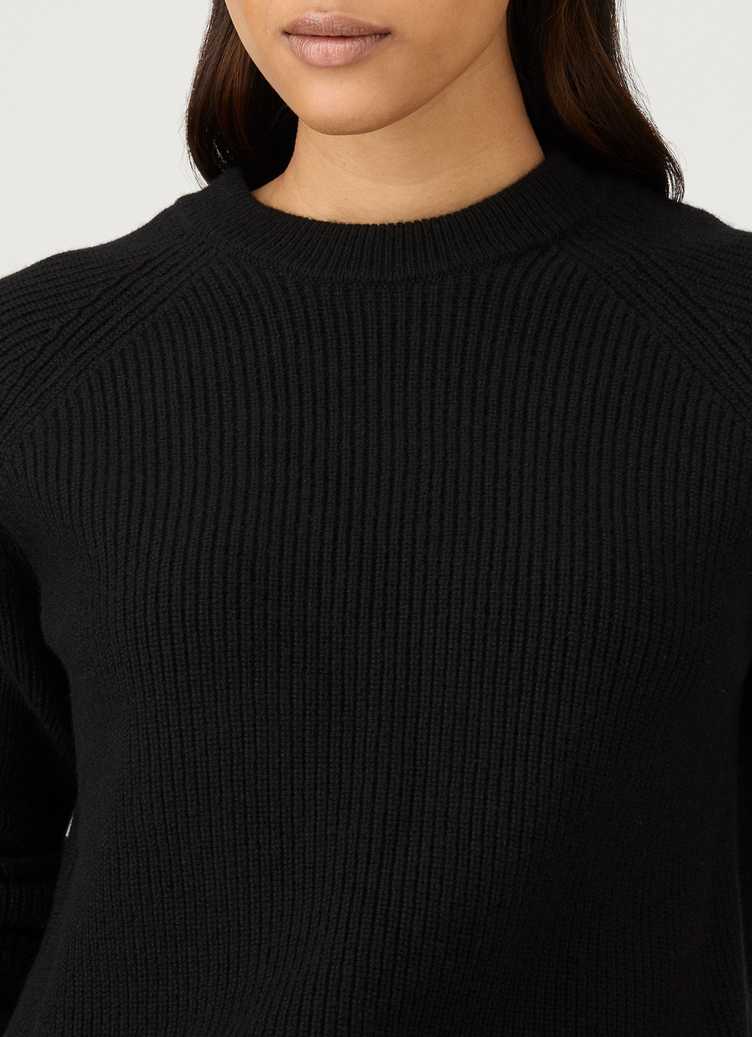 Wool Cashmere Rib Jumper - 4
