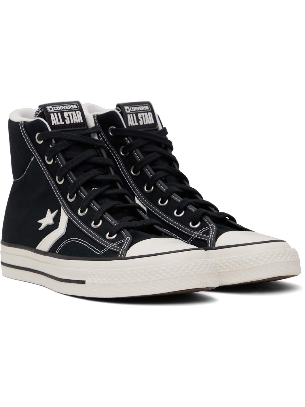 Black Star Player 76 High Top Sneakers - 4
