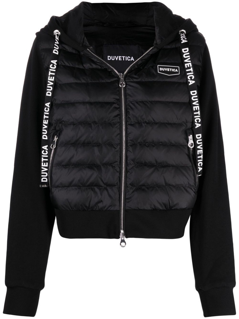 Bolsena panelled hooded puffer jacket 1