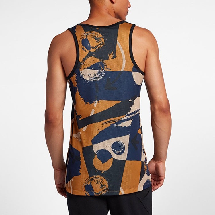 Nike KD Durant Men's Basketball Sports Casual Vest Men's Blue/Yellow 926265-410 - 5