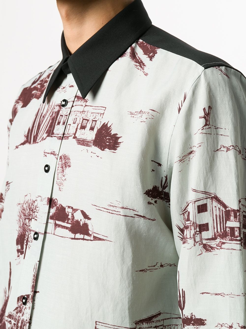 western print shirt - 5