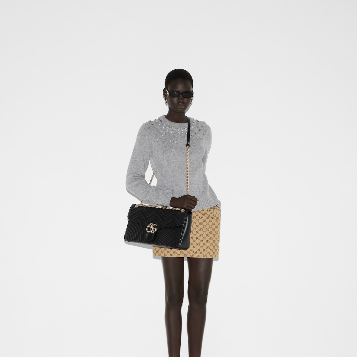 GG Marmont medium shoulder bag - 4