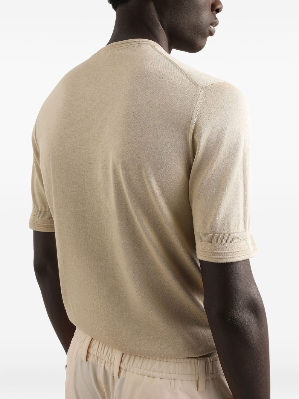 silk t-shirt - 5