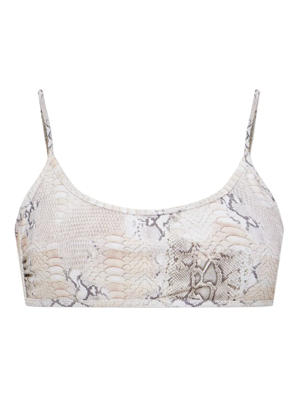 Cassis animal-print bikini top - 1