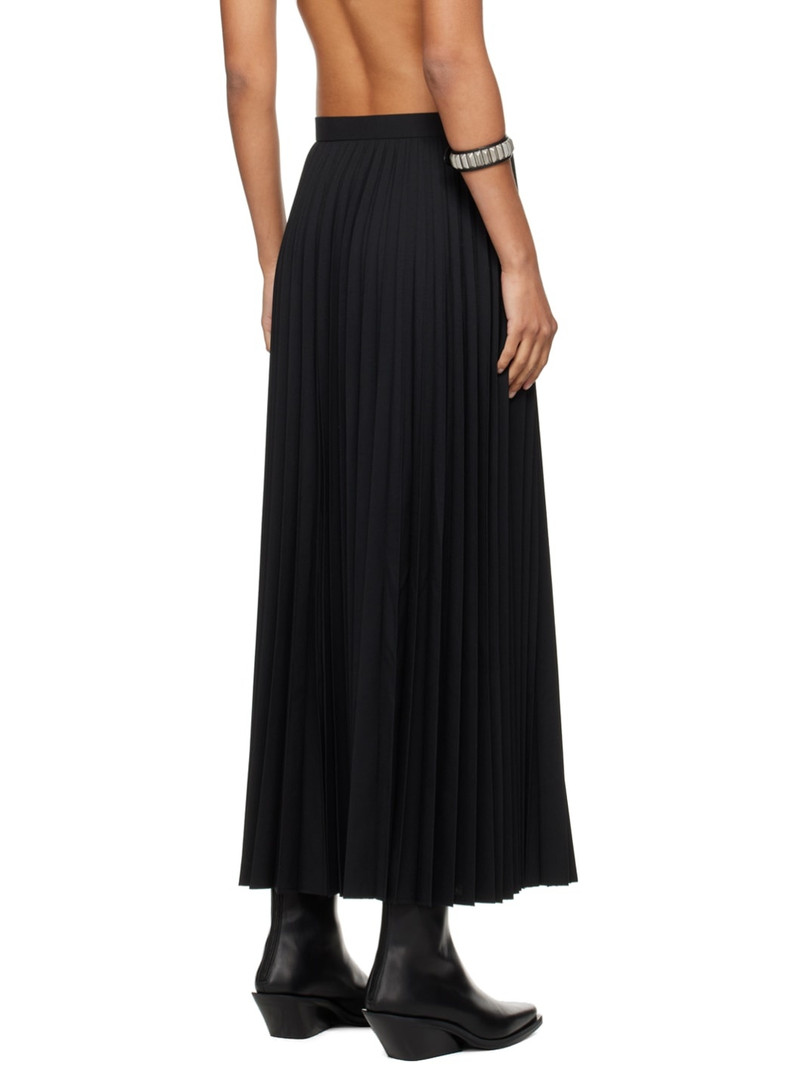 Black Pleated Maxi Skirt 3