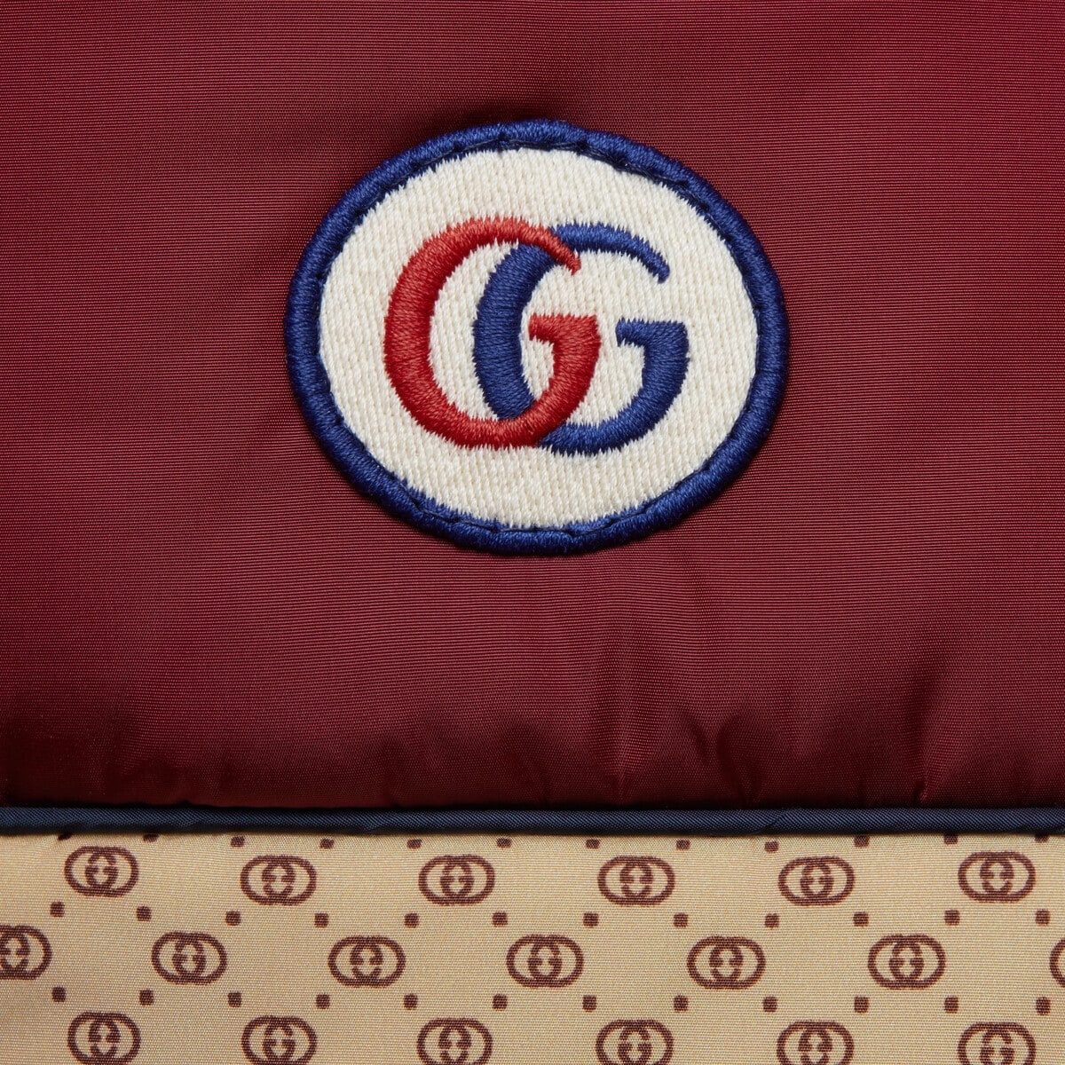 GG parachute nylon padded jacket - 7