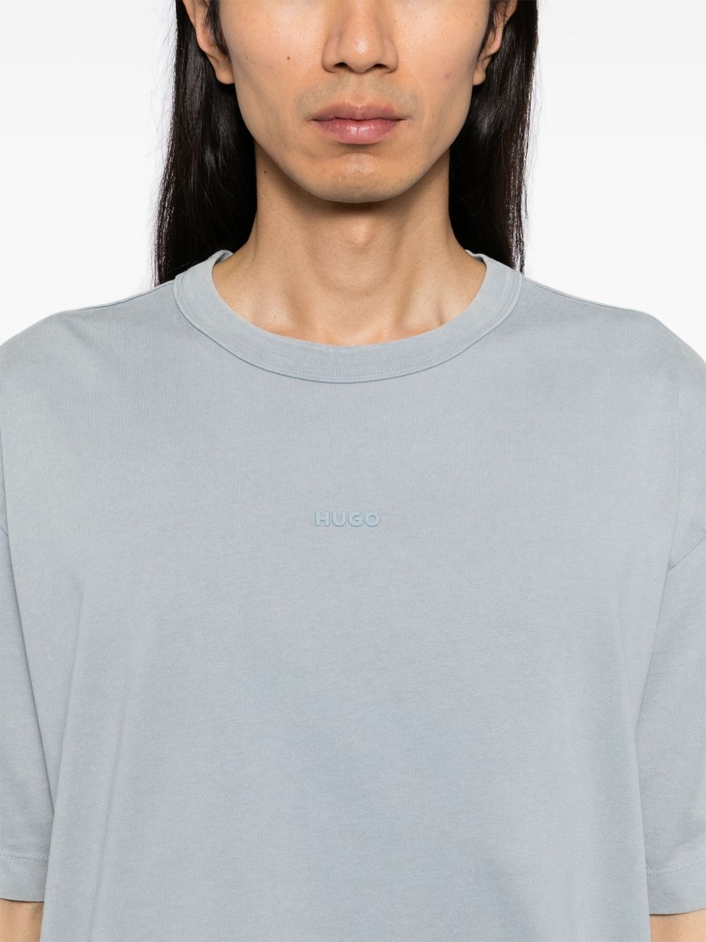 logo-print cotton T-shirt - 4